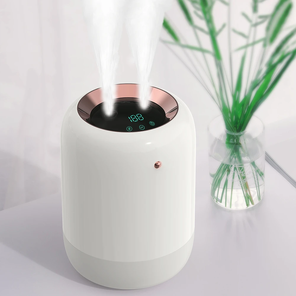 M09 Double Spray Air Humidifier Diffuser 1L Large Capacity Aroma Diffuser Portable 2400mAh Rechargeable Desktop Mist Maker
M09 Double Spray Air Humidifier Diffuser 1L Large Capacity Aroma Diffuser Portable 2400mAh Rechargeable Desktop Mist Maker