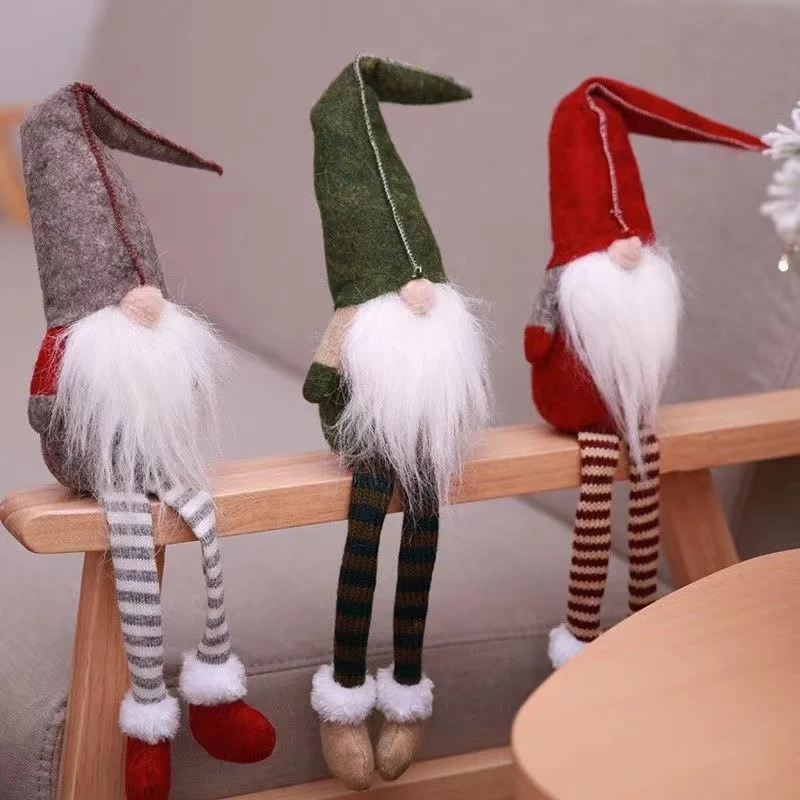 

Faceless Santa Claus Dolls Christmas Decorations Gnome Dwarf Plush Home Party Cristmas Ornament Xmas Navidad Natal New Year 2023