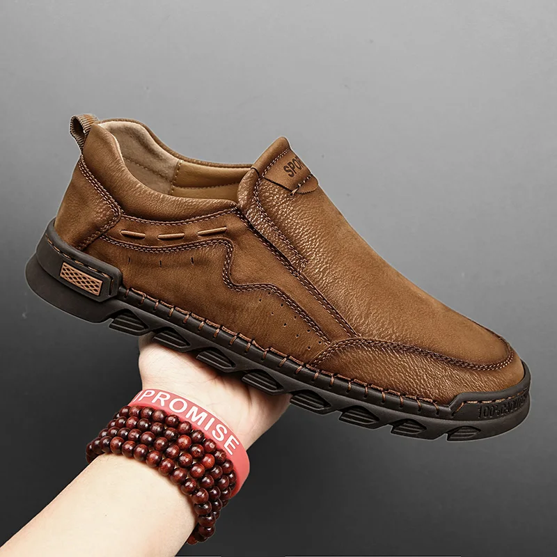 Genuine Leather Handmade Shoes Men Walking Flat Loafers Shoes Men Outdoor Sneakers Male Office Business Dress Shoes Footwear
Genuine Leather Handmade Shoes Men Walking Flat Loafers Shoes Men Outdoor Sneakers Male Office Business Dress Shoes Footwear
