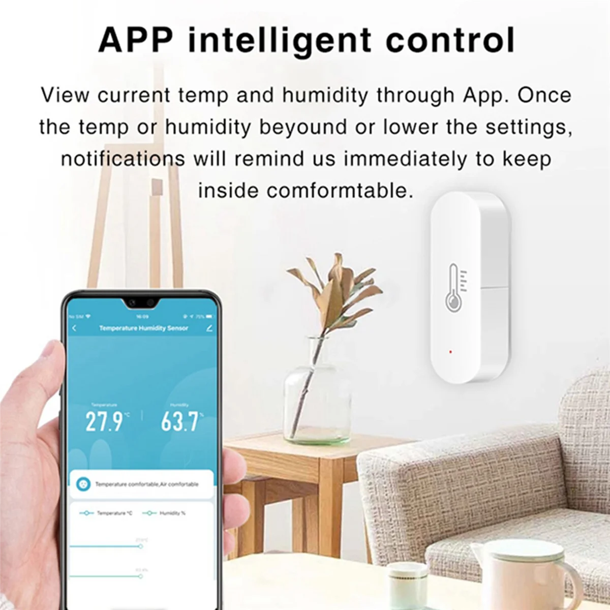 3X Tuya WiFi Temperature Humidity Sensor Meter Indoor Hygrometer Thermometer Smart Life App Control
3X Tuya WiFi Temperature Humidity Sensor Meter Indoor Hygrometer Thermometer Smart Life App Control