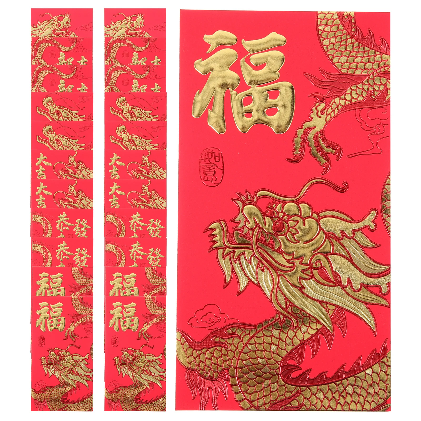 30 Pcs Co-worker Gifts Red Packets Chinese New Year Pocket Household Delicate Envelope Paper Festival Envelopes Spring Dragon
30 Pcs Co-worker Gifts Red Packets Chinese New Year Pocket Household Delicate Envelope Paper Festival Envelopes Spring Dragon