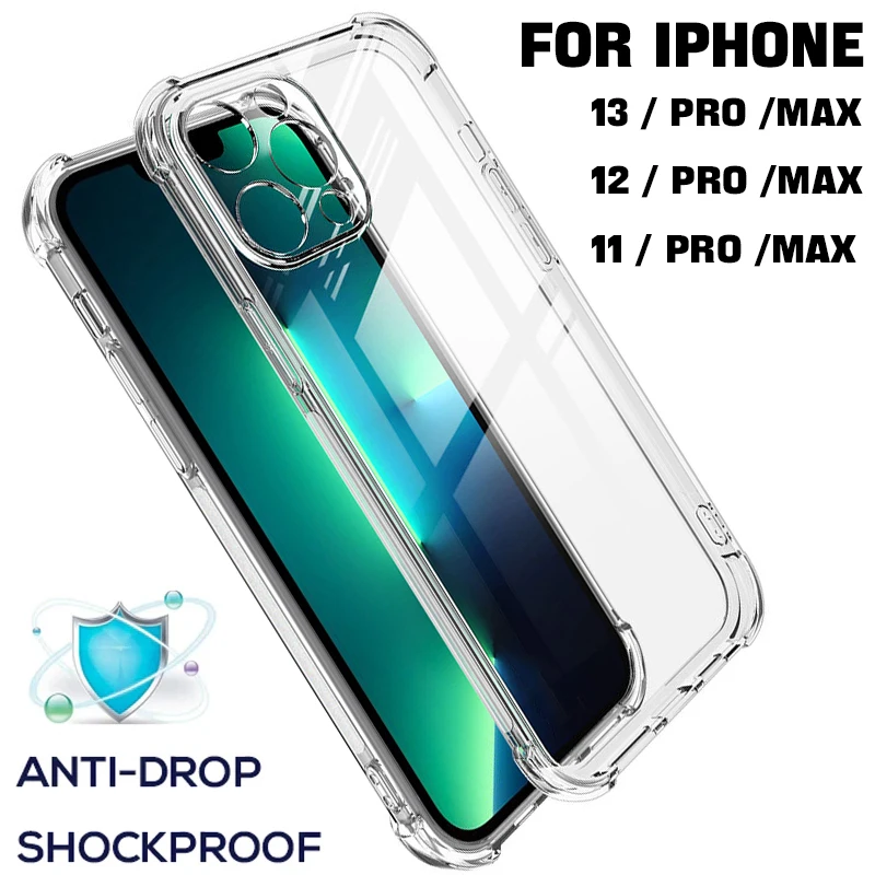 Luxury Clear Phone Case For iPhone 13 12 11 Pro Max Case XS Max XR X SE 2020 6 7 8 6s Plus 12 13 Mini Shockproof Silicone Cover
Luxury Clear Phone Case For iPhone 13 12 11 Pro Max Case XS Max XR X SE 2020 6 7 8 6s Plus 12 13 Mini Shockproof Silicone Cover