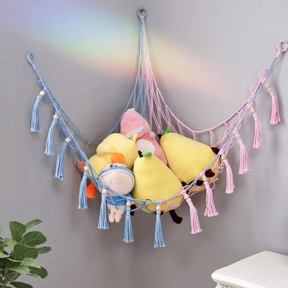 Stuffed Hammock Maximize Space With Strong Load Capacity Hand-woven Cotton Rope Storage Net For Stuffed Toys Bedroom Corners Toy
Stuffed Hammock Maximize Space With Strong Load Capacity Hand-woven Cotton Rope Storage Net For Stuffed Toys Bedroom Corners Toy