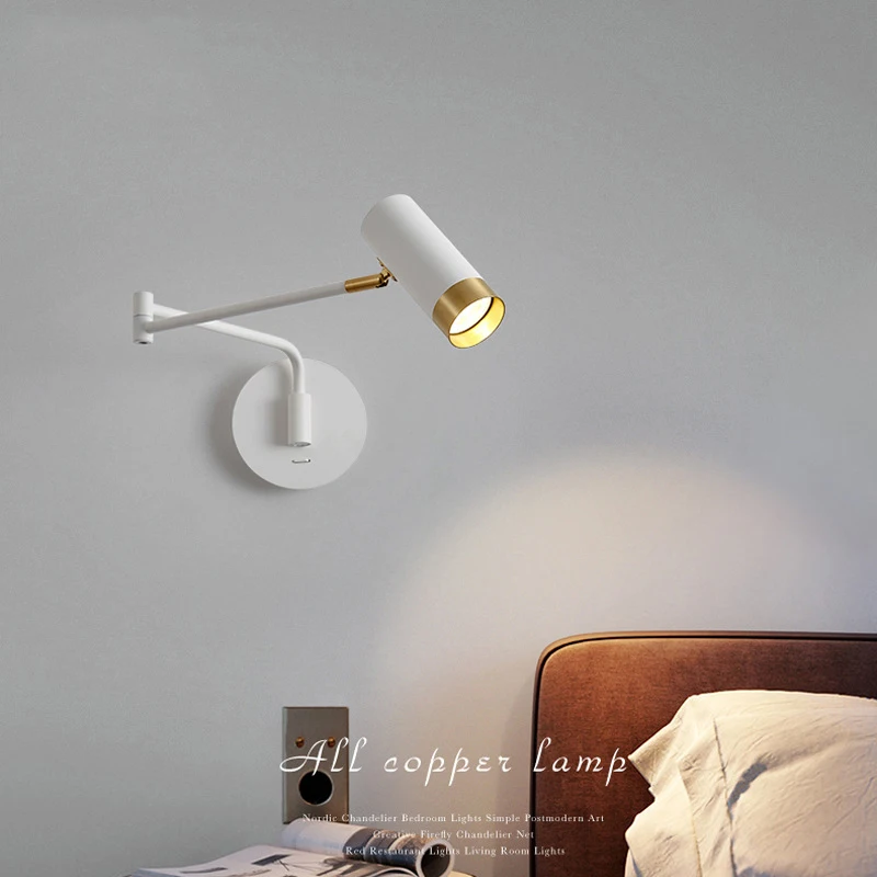 Modern Creative Telescopic Rocker Wall Light Nordic Bedroom Bedside Wall Lamp LED GU10 Black/White Long Arm Reading Lamp
Modern Creative Telescopic Rocker Wall Light Nordic Bedroom Bedside Wall Lamp LED GU10 Black/White Long Arm Reading Lamp