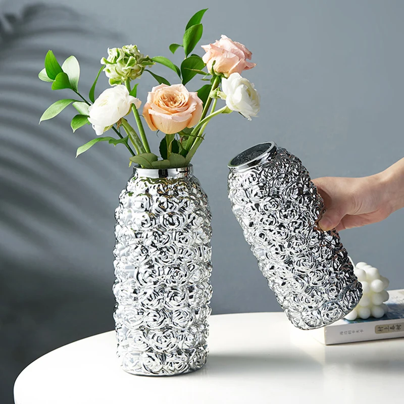 Flowers Modern Hydroponic Glass Vase Nordic Cylinder Rose Design Wedding Vase Table Ikebana Plant Wazony Home Decoration LK50HP
Flowers Modern Hydroponic Glass Vase Nordic Cylinder Rose Design Wedding Vase Table Ikebana Plant Wazony Home Decoration LK50HP