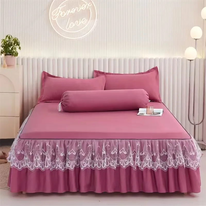 Bedding Bed Cover Skirt Non-slip Mattress Cover Princess Bed Skirt Bedspread Ruffled Lace Bed Skirt Mattress Protector Bedsheet
Bedding Bed Cover Skirt Non-slip Mattress Cover Princess Bed Skirt Bedspread Ruffled Lace Bed Skirt Mattress Protector Bedsheet