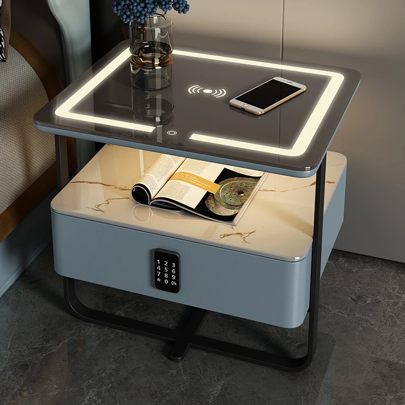 Luxury smart Nightstands Bedside Table Modern Simple Solid Wood Wireless Charging Bedroom drawers comodino home furniture XY50BT
Luxury smart Nightstands Bedside Table Modern Simple Solid Wood Wireless Charging Bedroom drawers comodino home furniture XY50BT