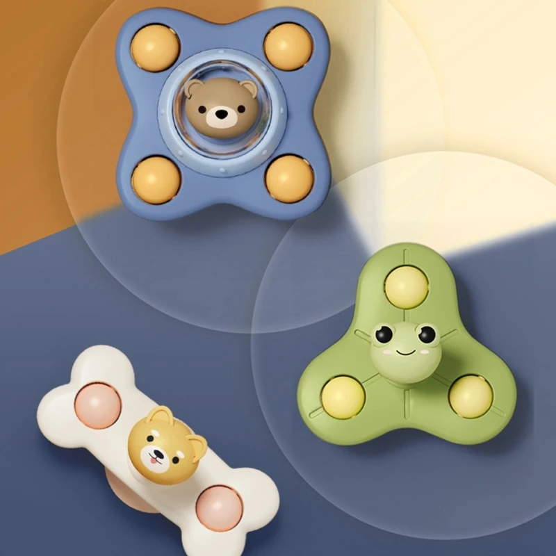 3 Pack Suction Cup Fidgeting Spinner Toy Spinning Baby Toy Sensory Bath Toy for Toddler Boys and Girls 3 Months and Up
3 Pack Suction Cup Fidgeting Spinner Toy Spinning Baby Toy Sensory Bath Toy for Toddler Boys and Girls 3 Months and Up