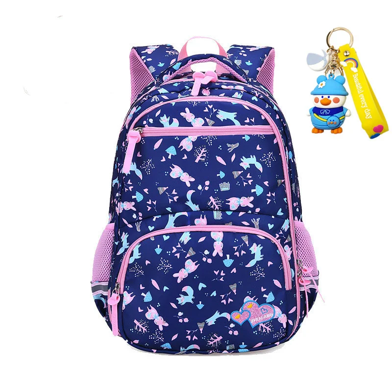 

Детские школьные ранцы для девочек, детский ортопедический рюкзак для учеников начальной школы, школьный ранец принцессы