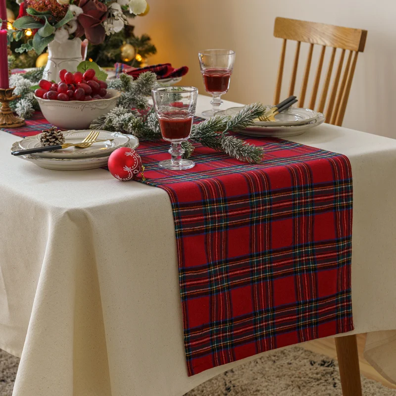 Christmas Home Decoration Table Runner Country Wedding Modern Elegant Folding Rectangular Tablecloths Big Grid Red New Year's
Christmas Home Decoration Table Runner Country Wedding Modern Elegant Folding Rectangular Tablecloths Big Grid Red New Year's