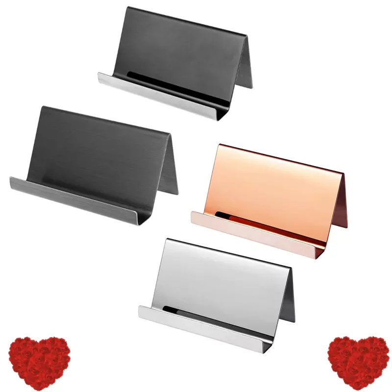 Stainless Steel Business Name Card Holder Display Stand Rack Desktop Table Organizer 4 Colors Organizer for Office l29k
Stainless Steel Business Name Card Holder Display Stand Rack Desktop Table Organizer 4 Colors Organizer for Office l29k