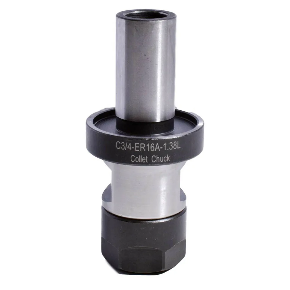 Straight Shank TTS 3/4" ER16 Collet Chuck Tool Holder Flange 15 Inches with 138" Length and Clamping Range 3/16 1/2″
Straight Shank TTS 3/4" ER16 Collet Chuck Tool Holder Flange 15 Inches with 138" Length and Clamping Range 3/16 1/2″
