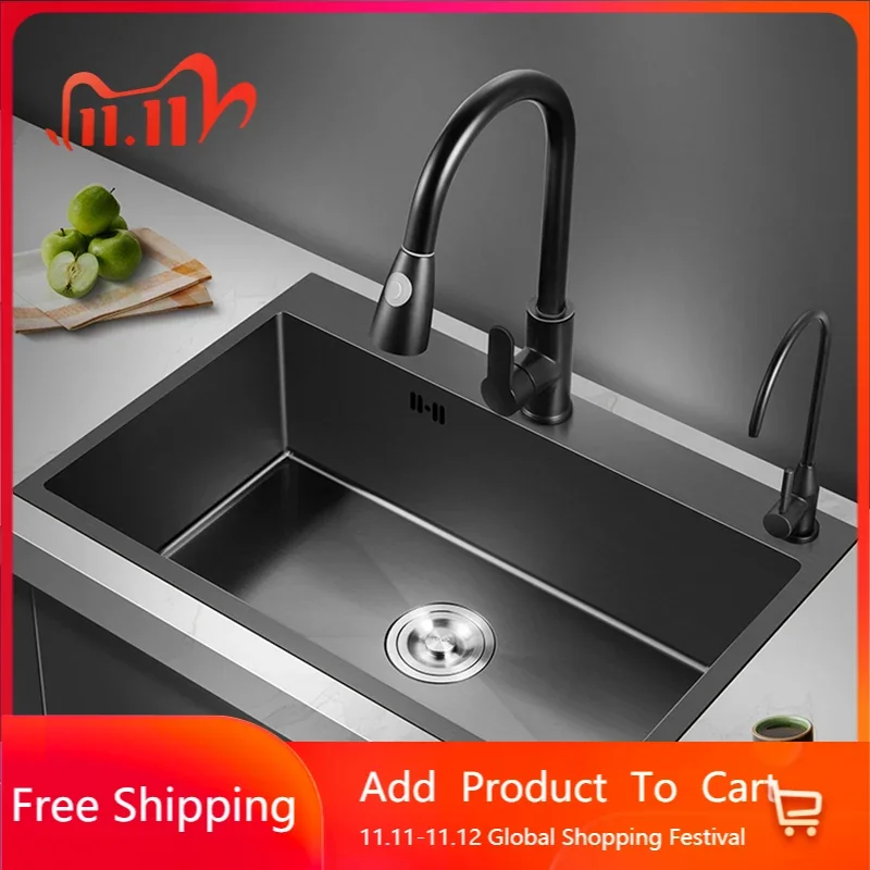 Black Drain Pipe Mixer Kitchen Sink Taps Stainless Steel Strainer Kitchen Faucet Filter Cuisine Pias De Cozinha Kitchen Fixture
Black Drain Pipe Mixer Kitchen Sink Taps Stainless Steel Strainer Kitchen Faucet Filter Cuisine Pias De Cozinha Kitchen Fixture