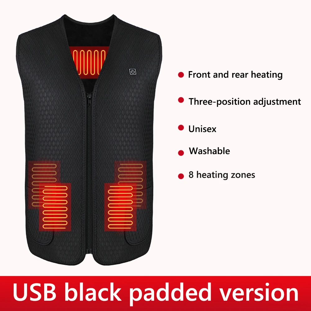 8 Places Zones Heated Jacket USB Charging Fleece Thermal Clothing Women Men Thermal Electric Heating Clothing for Outdoor Travel
8 Places Zones Heated Jacket USB Charging Fleece Thermal Clothing Women Men Thermal Electric Heating Clothing for Outdoor Travel