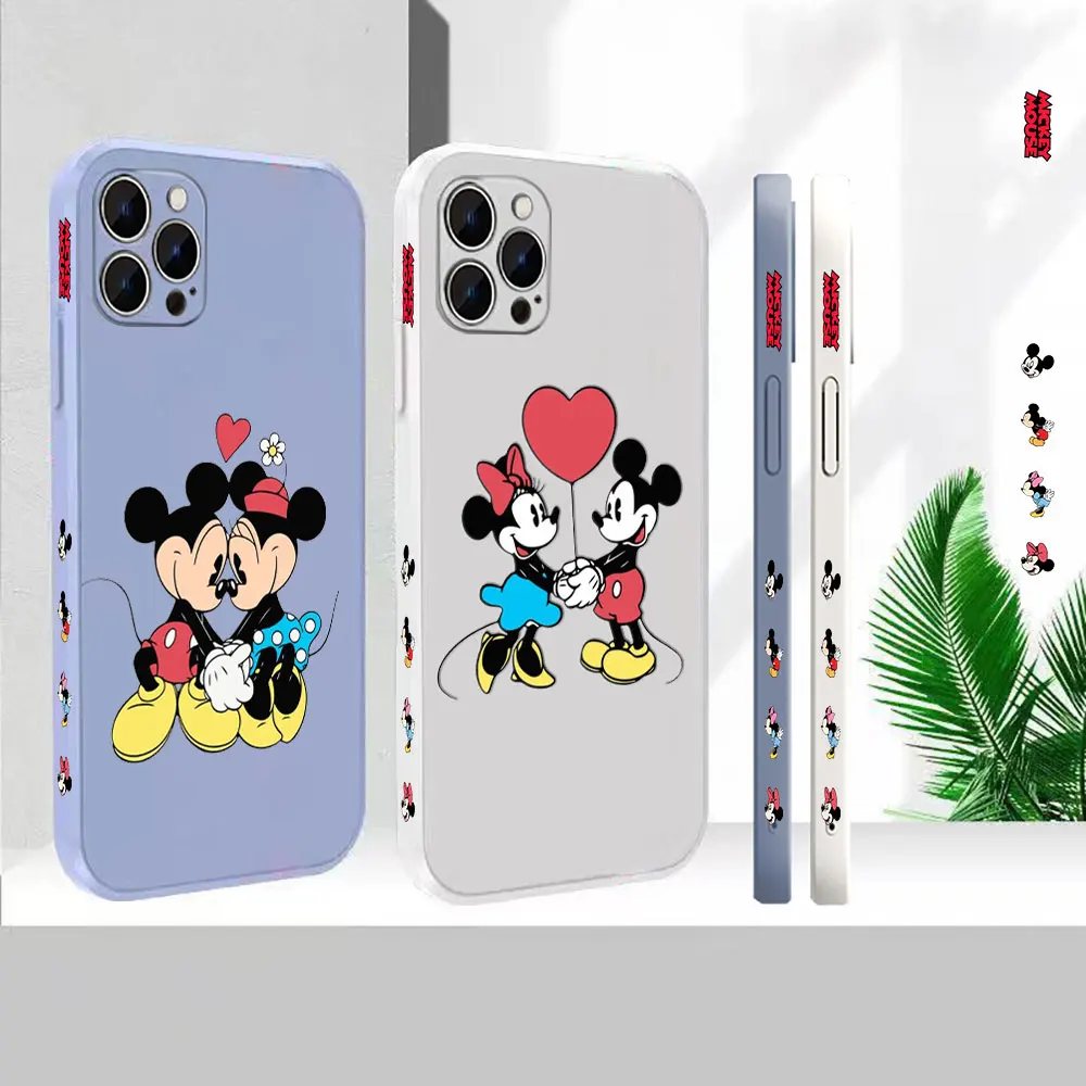 Liquid Silicone Cover For Apple iPhone 14 13 12 11 Pro Max Mini 7 8 X XS XR SE Plus Mickey Minnie Mouse Couple Phone Case Funda
Liquid Silicone Cover For Apple iPhone 14 13 12 11 Pro Max Mini 7 8 X XS XR SE Plus Mickey Minnie Mouse Couple Phone Case Funda