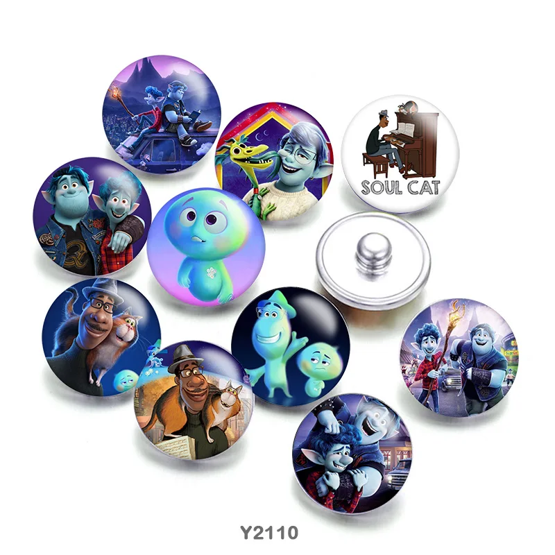 Disney Pixar 12mm/18mm Glass Snap Button for Snap Bracelets Jewelry Gift For Girls X2110
Disney Pixar 12mm/18mm Glass Snap Button for Snap Bracelets Jewelry Gift For Girls X2110