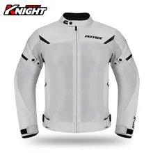 Motorcycle Jacket Men Summer Breathable Motorcycle Racing Jacket CE Certification Protection Riding Clothing Reflective Stripe
