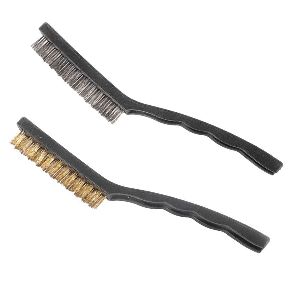 2 Pieces Steel Wire Brushes 215mm Stainless Steel Copper Nylon Wire Brush Rust Scrub Remover Rust Cleaning Toothbrushes
2 Pieces Steel Wire Brushes 215mm Stainless Steel Copper Nylon Wire Brush Rust Scrub Remover Rust Cleaning Toothbrushes
