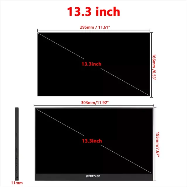Портативный монитор для Ps4 Switch Xbox phone, игровой монитор для ноутбука, ЖК-дисплей, 13,3 дюйма
Портативный монитор для Ps4 Switch Xbox phone, игровой монитор для ноутбука, ЖК-дисплей, 13,3 дюйма
