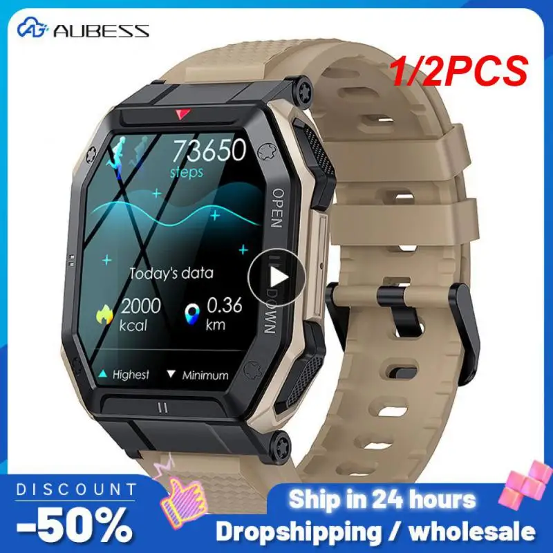 

1/2PCS CanMixs 2023 NEW Smart Watch Men K55 Smartwatch For Men Health Monitor Waterproof Watch For Android IOS Custom