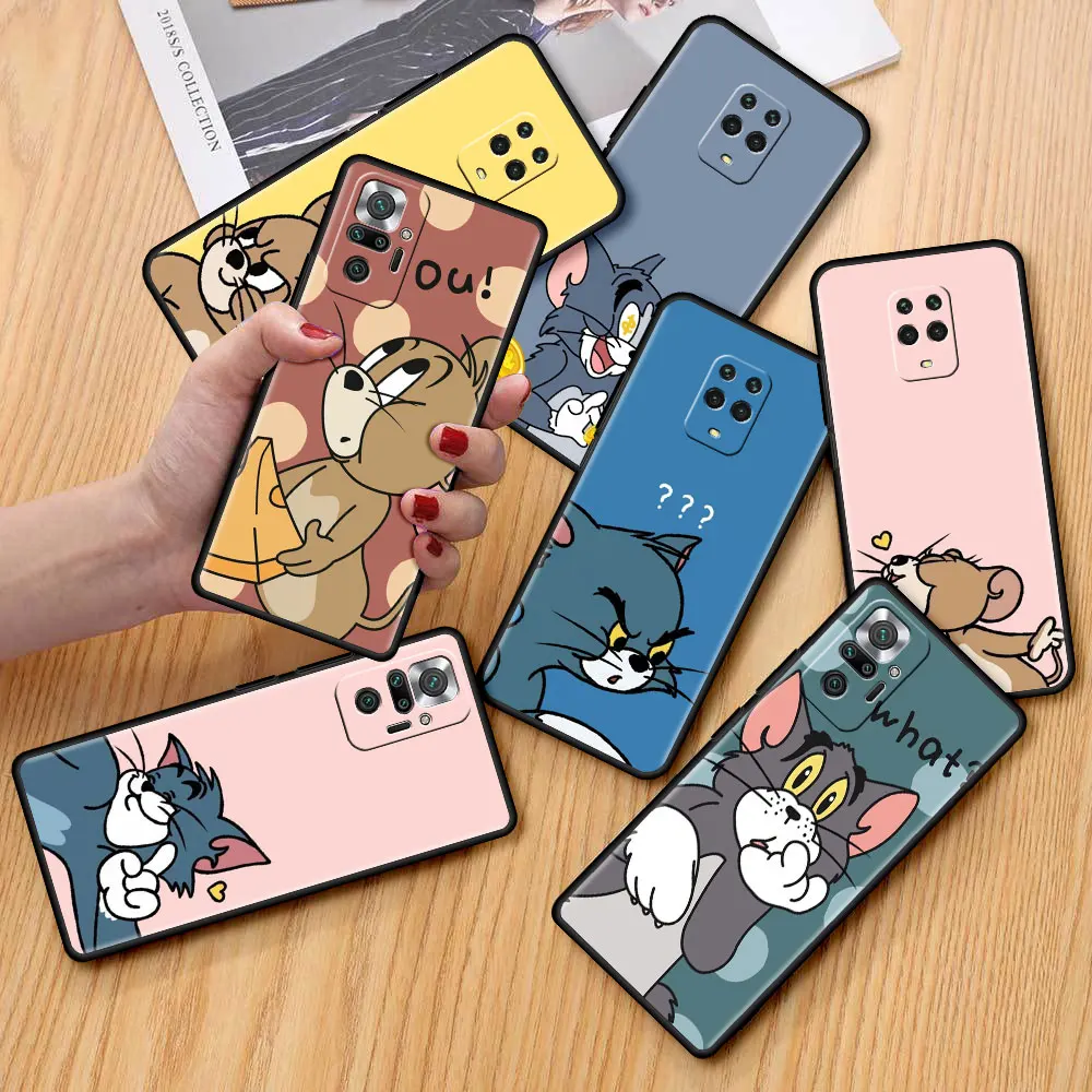 Case for Xiaomi Redmi 9S 9 8 10 11 Pro K40 9C 9A 8T 7 9T 7A 8A Black Soft Phone Cover Shell Cartoon Cat-T-Tom-And Cute-J-Jerry
Case for Xiaomi Redmi 9S 9 8 10 11 Pro K40 9C 9A 8T 7 9T 7A 8A Black Soft Phone Cover Shell Cartoon Cat-T-Tom-And Cute-J-Jerry
