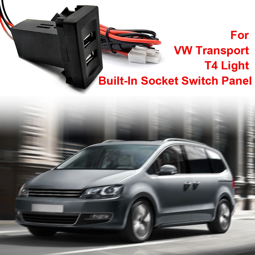 Universal Car Dual USB Port Mini Charger Socket Adapter 12V 2.1A For VW For Volkswagen T4 Auto Built-In Socket Switch Panel
Universal Car Dual USB Port Mini Charger Socket Adapter 12V 2.1A For VW For Volkswagen T4 Auto Built-In Socket Switch Panel