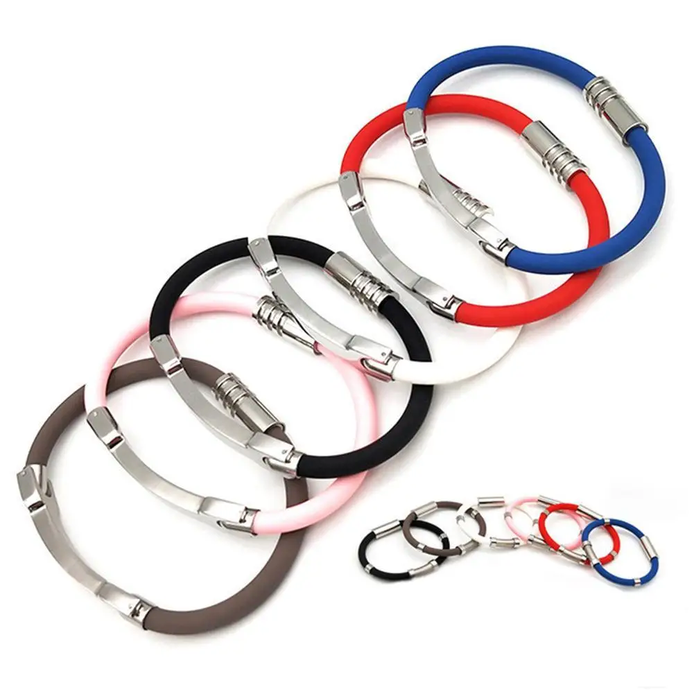 Winter Anti-static Silicone Bracelet Remove Body Static Men Women Couple Sports Wristband Negative Ion Bracelet Balance Energy
Winter Anti-static Silicone Bracelet Remove Body Static Men Women Couple Sports Wristband Negative Ion Bracelet Balance Energy