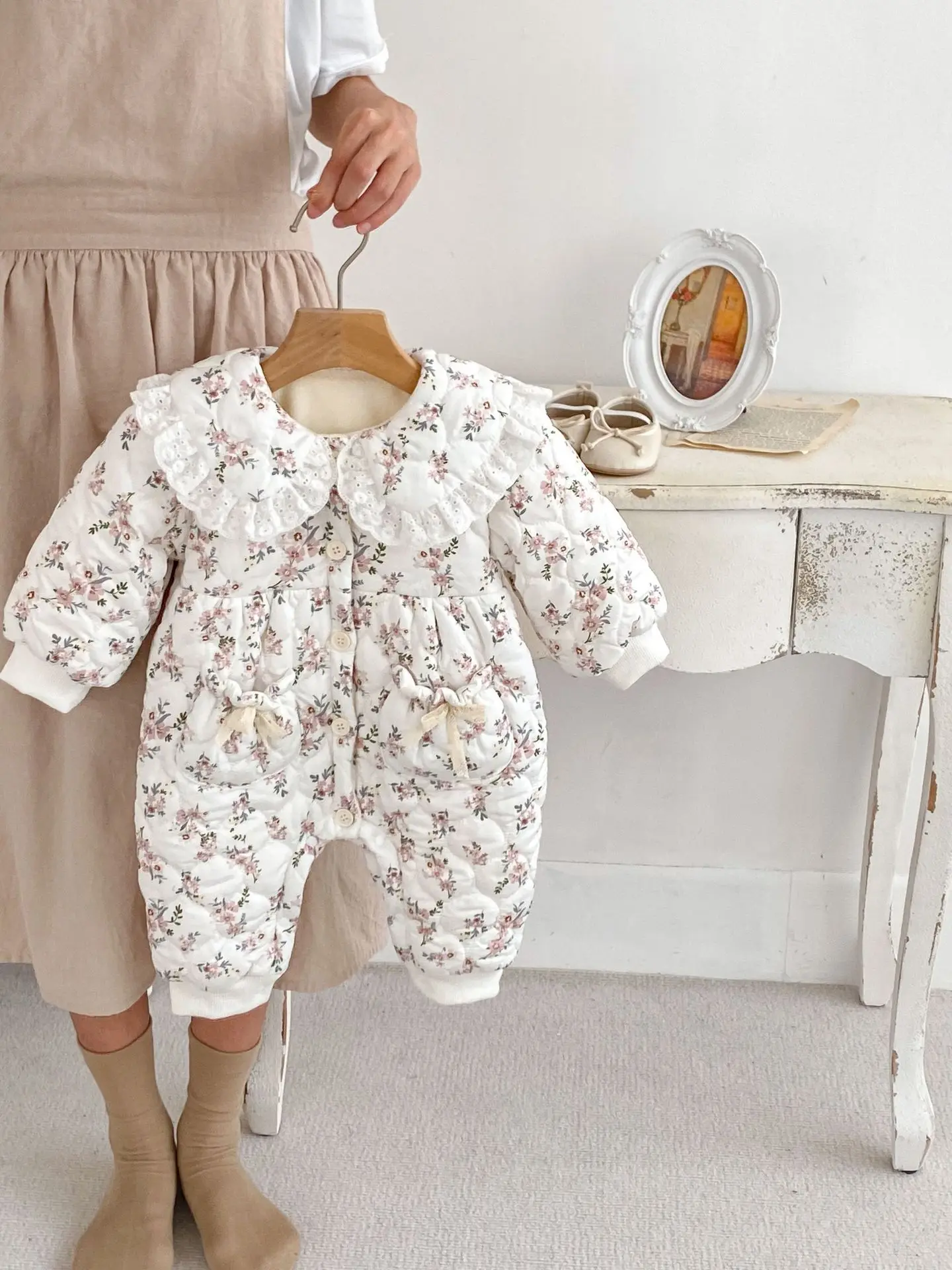 Детский флисовый комбинезон с цветочным принтом, на осень/зиму
Детский флисовый комбинезон с цветочным принтом, на осень/зиму