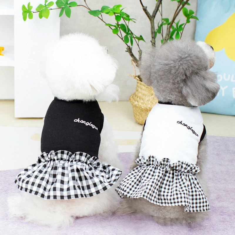 Dog Plaid Skirt Dress For Girls Small Medium Chihuahua Fashion Spring Summer Thin Pet Dog Cat Clothing Dog Clothes Pet Supplies
Dog Plaid Skirt Dress For Girls Small Medium Chihuahua Fashion Spring Summer Thin Pet Dog Cat Clothing Dog Clothes Pet Supplies