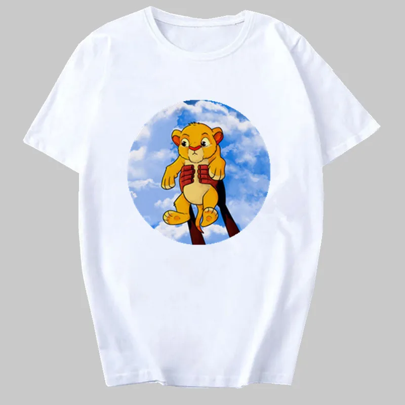 Summer Casual Soft Women Tops Tee New Cute Harajuku Tops T-shirts Clothes Femme Disney Fashion Cartoon Lion Print Women Tshirt
Summer Casual Soft Women Tops Tee New Cute Harajuku Tops T-shirts Clothes Femme Disney Fashion Cartoon Lion Print Women Tshirt