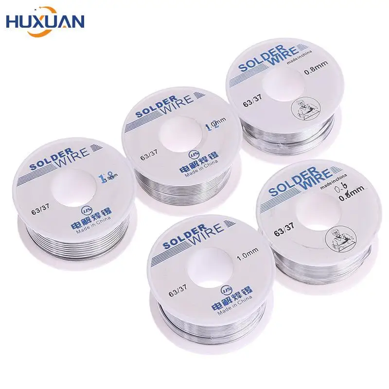 100G 0.6/0.8/1.0/1.2/1.8mm Solder Wire Tin Roll Clean Rosin Welding Core Soldering Wire Flux Reel Tube
100G 0.6/0.8/1.0/1.2/1.8mm Solder Wire Tin Roll Clean Rosin Welding Core Soldering Wire Flux Reel Tube