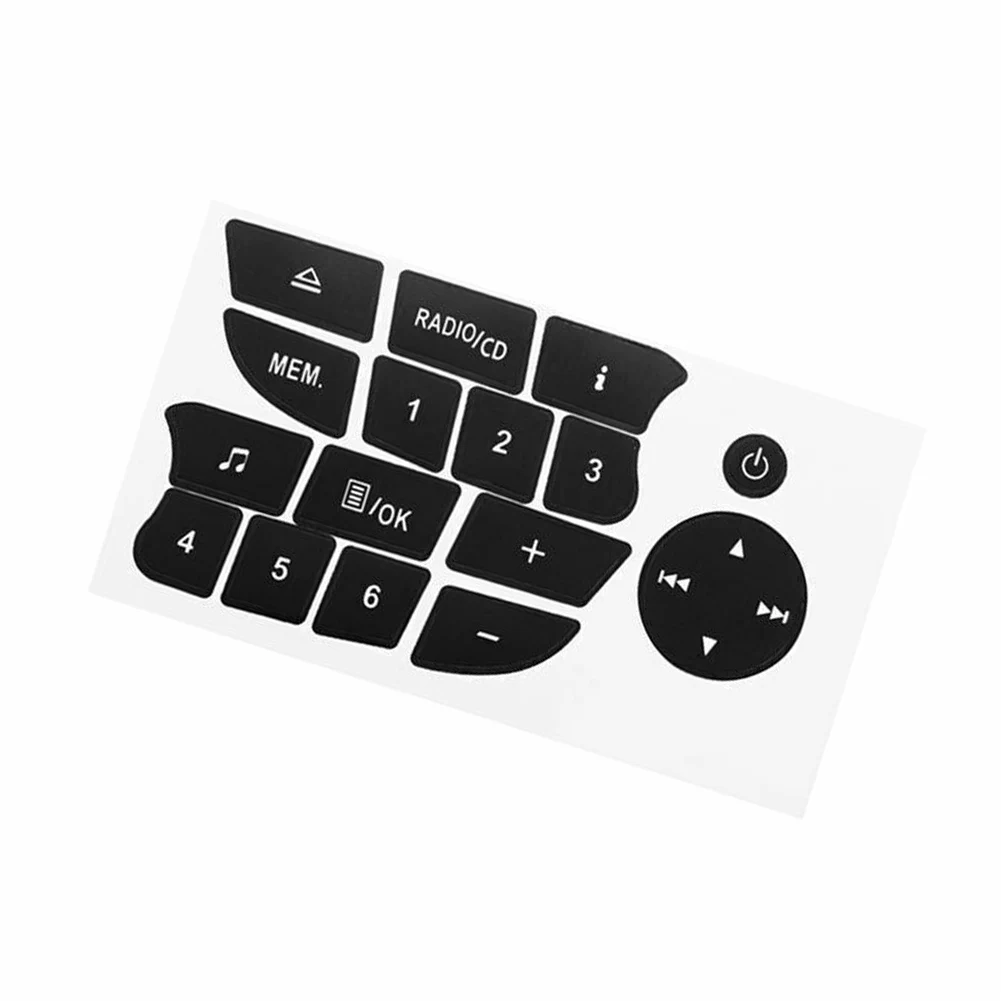 1 Set Radio CD Button Repair Sticker Decal High Grade Vinyl Car Sticker Reparatur Getragen Knopf Schalter For Renault Megan Clio
1 Set Radio CD Button Repair Sticker Decal High Grade Vinyl Car Sticker Reparatur Getragen Knopf Schalter For Renault Megan Clio