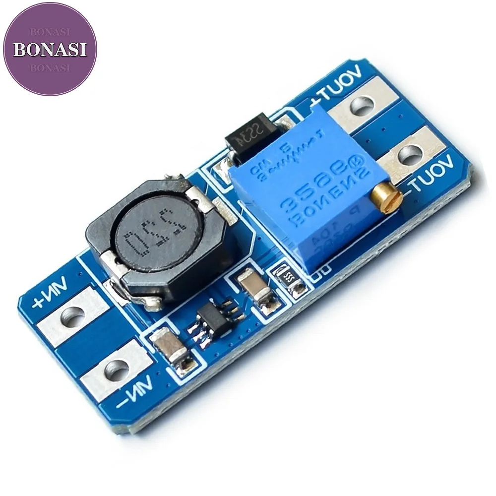 

MT3608 DC-DC Step Up Converter Booster Power Supply Module Boost Step-up Board MAX Output 28V 2A for Arduino Diy Kit