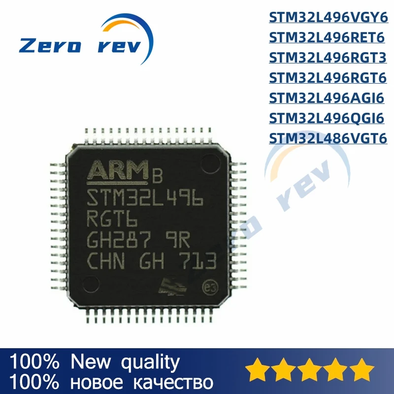 1Pcs 100% New STM32L496VGY6 STM32L496RET6 STM32L496RGT3 STM32L496RGT6 STM32L496AGI6 STM32L496QGI6 STM32L486VGT6
1Pcs 100% New STM32L496VGY6 STM32L496RET6 STM32L496RGT3 STM32L496RGT6 STM32L496AGI6 STM32L496QGI6 STM32L486VGT6