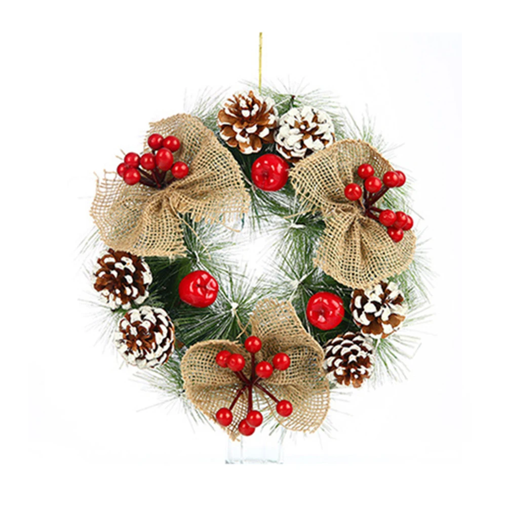 38cm Beautiful Christmas Wreath Christmas Decor Door Home Tree Garland Ornament Wall Hanging Wide Range Of Uses
38cm Beautiful Christmas Wreath Christmas Decor Door Home Tree Garland Ornament Wall Hanging Wide Range Of Uses