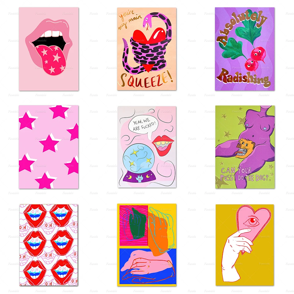Girl Power Rainbow Heart Pink Devil Crystal Ball Wall Canvas Painting Nordic Posters Creative Abstract Picture Living Room Decor
Girl Power Rainbow Heart Pink Devil Crystal Ball Wall Canvas Painting Nordic Posters Creative Abstract Picture Living Room Decor