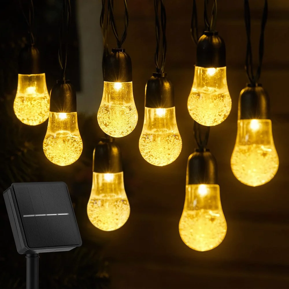 Solar String Lights Christmas Decorations Outdoor for Garden Yard Gazebos Camping Party Holiday 8 Lighting Modes Waterproof IP65
Solar String Lights Christmas Decorations Outdoor for Garden Yard Gazebos Camping Party Holiday 8 Lighting Modes Waterproof IP65