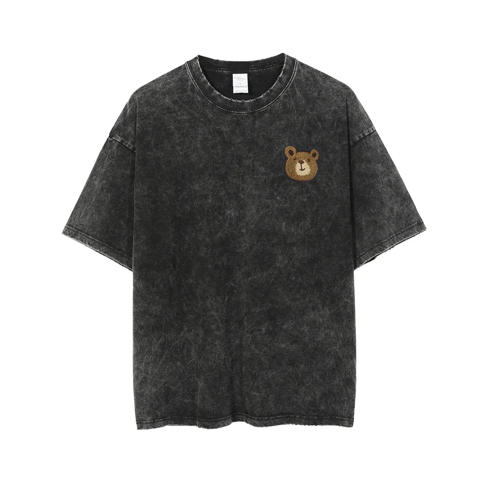 Harajuku Streetwear Men T-shirt Cute Bear Embroidery T-Shirts Loose Casual Cotton T Shirt 2022 Summer Short Sleeve Tees Tops
Harajuku Streetwear Men T-shirt Cute Bear Embroidery T-Shirts Loose Casual Cotton T Shirt 2022 Summer Short Sleeve Tees Tops