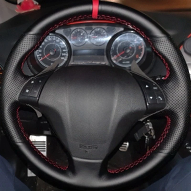 Черный чехол на руль автомобиля с оплеткой из искусственной кожи для Fiat Punto Bravo Linea Qubo Doblo Grande Punto, автомобильные аксессуары
Черный чехол на руль автомобиля с оплеткой из искусственной кожи для Fiat Punto Bravo Linea Qubo Doblo Grande Punto, автомобильные аксессуары