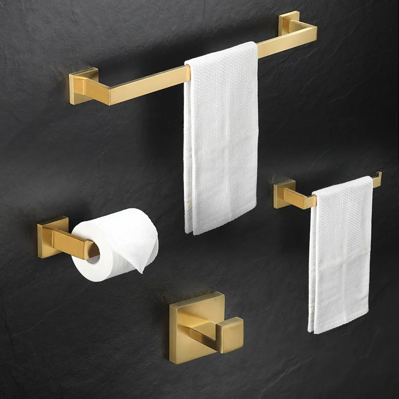 Echo Home 4pcs Bathroom Hardware Set Towel Rack 304 Stainless Steel Toilet Paper Bathroom Accessories Tissue Rack Clothes Hook
Echo Home 4pcs Bathroom Hardware Set Towel Rack 304 Stainless Steel Toilet Paper Bathroom Accessories Tissue Rack Clothes Hook