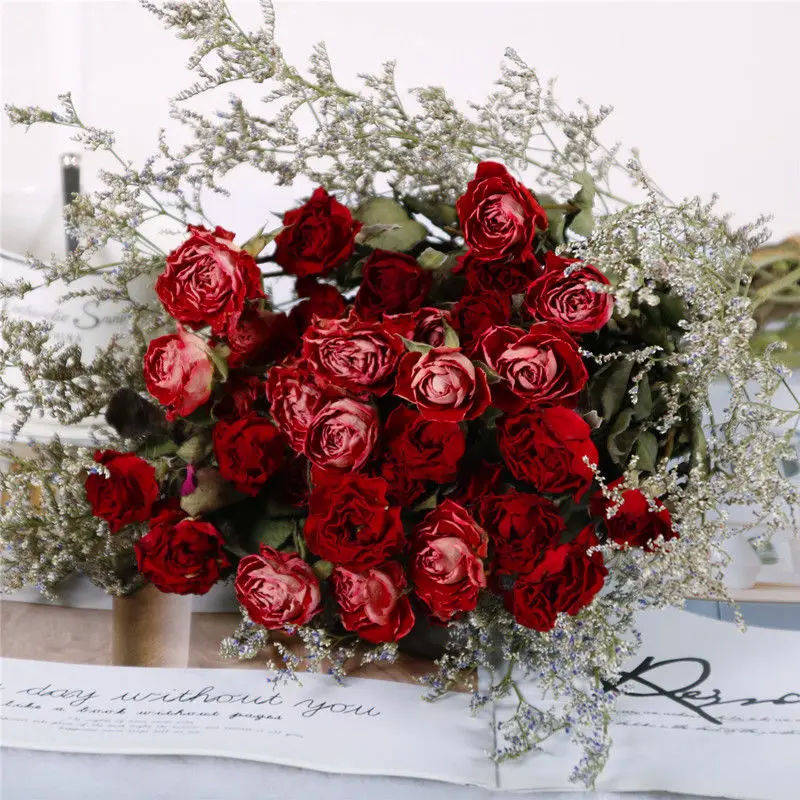 30Pcs Natural Flower Mini Rose Bouquet for Home Wedding Decoration Handmake Scrapbooking Diy Wreaths Craft Dried Flowers
30Pcs Natural Flower Mini Rose Bouquet for Home Wedding Decoration Handmake Scrapbooking Diy Wreaths Craft Dried Flowers