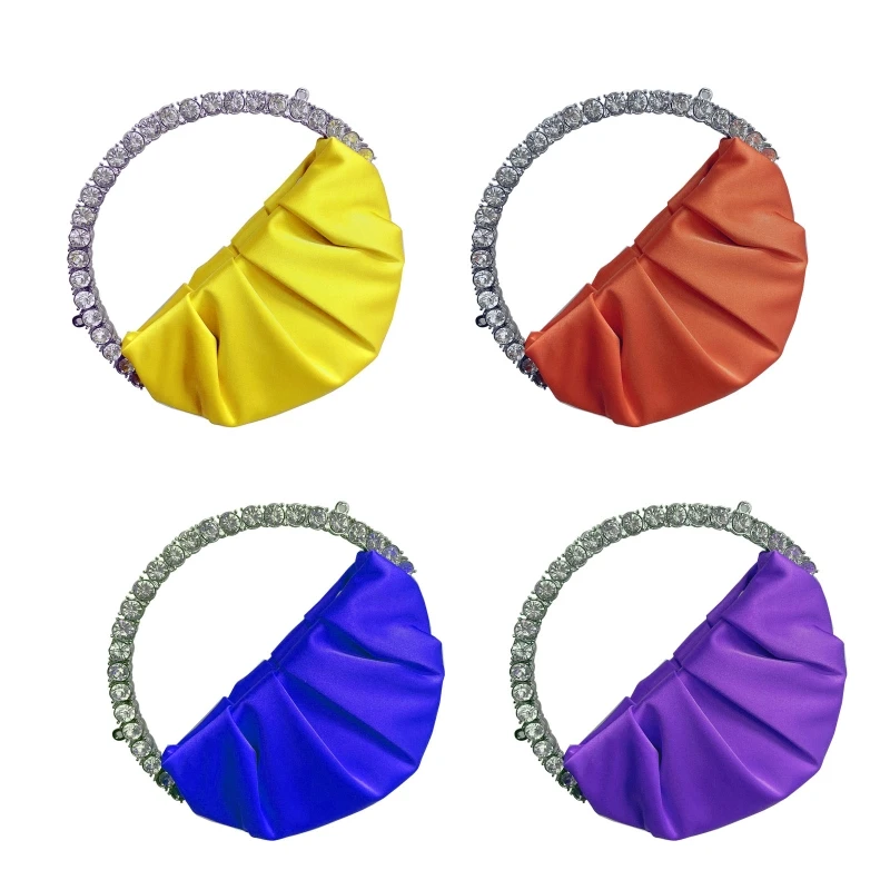28GD Fashion Evening Bag with Rhinestone Circular Handle Dinner Purse Clutch Party
28GD Fashion Evening Bag with Rhinestone Circular Handle Dinner Purse Clutch Party