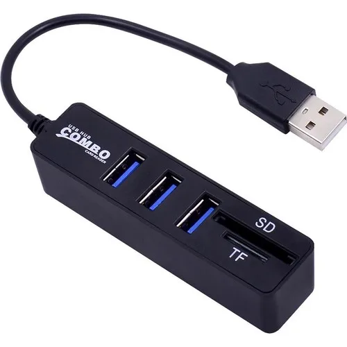 Multi-Purpose 3 Port Usb Hub Multiplexer Sd Tf Card Reader Ergonomic Design Practical Products
Multi-Purpose 3 Port Usb Hub Multiplexer Sd Tf Card Reader Ergonomic Design Practical Products