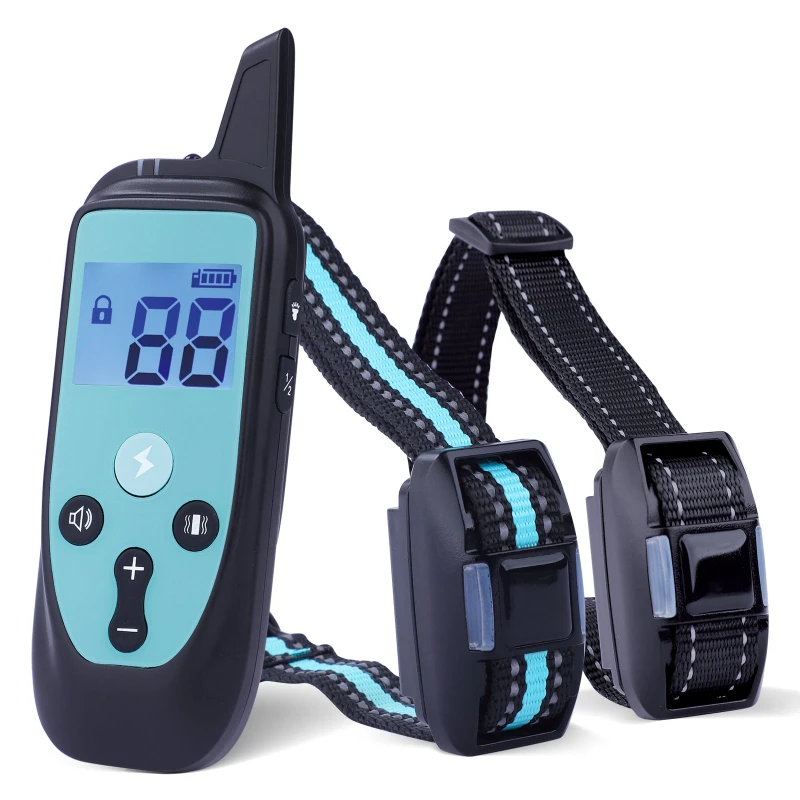 Dog Training Collar 2 Receivers,Shock Collars for 2 Dogs 3280ft Range Rechargeable Waterproof Electric Shock Collars with Beep
Dog Training Collar 2 Receivers,Shock Collars for 2 Dogs 3280ft Range Rechargeable Waterproof Electric Shock Collars with Beep