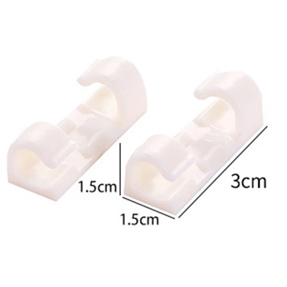 16Pcs Self Stick Wire Cable Cord Clips Clamp Table Wall Tidy Organizer Holder ABS For Home Wire Network Cable Data Cable
16Pcs Self Stick Wire Cable Cord Clips Clamp Table Wall Tidy Organizer Holder ABS For Home Wire Network Cable Data Cable