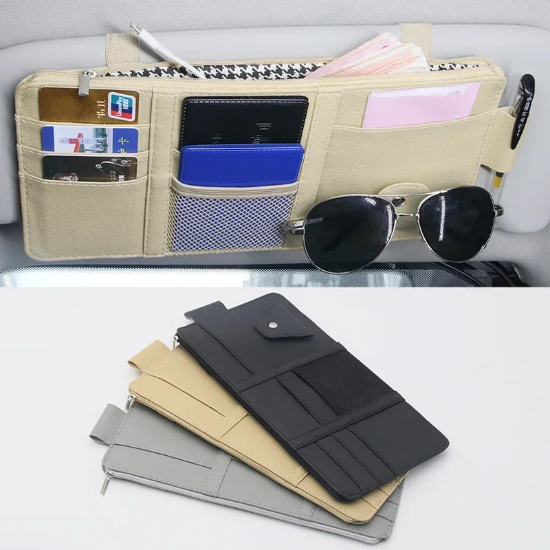 Multifunctional document storage clip Car sunshade glasses clip Card business card ticket storage bag
Multifunctional document storage clip Car sunshade glasses clip Card business card ticket storage bag