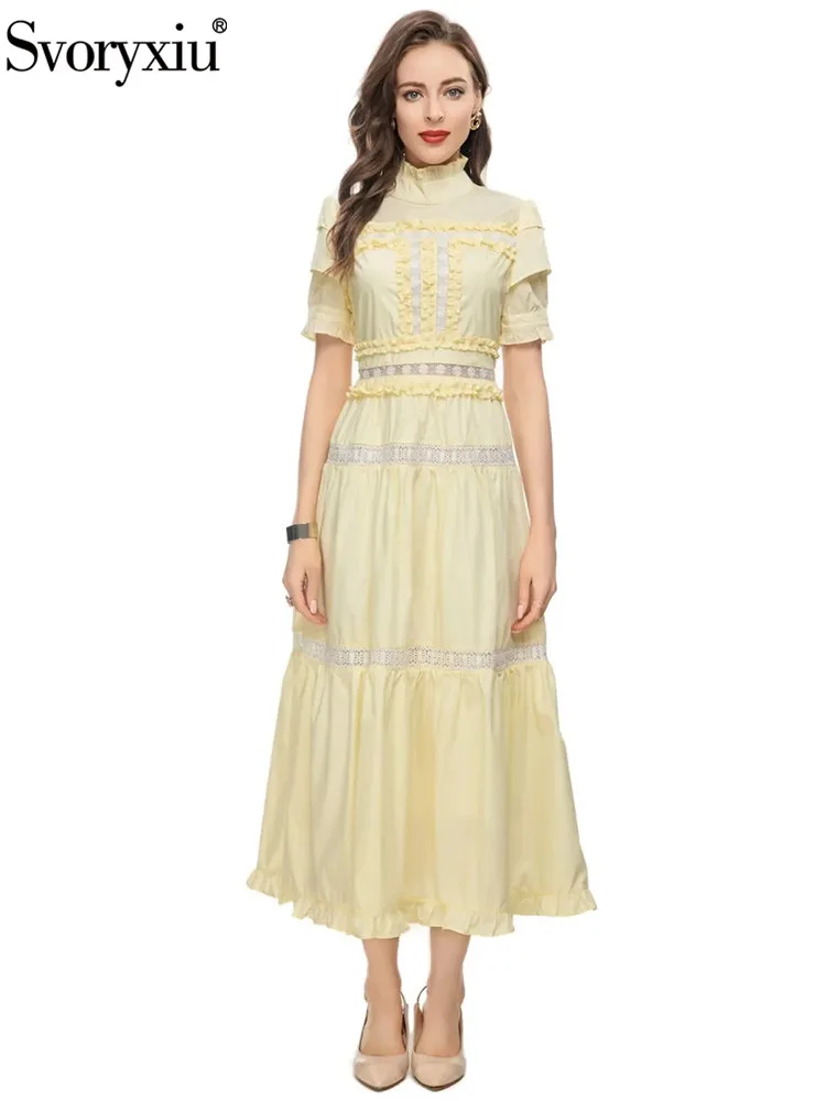 Женское платье до щиколотки Svoryxiu, зеленое элегантное облегающее платье с короткими рукавами, оборками и высокой талией на лето 2019
Женское платье до щиколотки Svoryxiu, зеленое элегантное облегающее платье с короткими рукавами, оборками и высокой талией на лето 2019