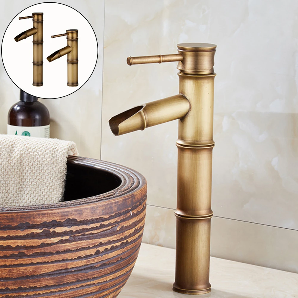 Basin Faucet Antique Brass Bamboo Shape Faucet Sink Mixer Faucet Single Handle For Kitchen Bathroom Family Hotel Bathtub
Basin Faucet Antique Brass Bamboo Shape Faucet Sink Mixer Faucet Single Handle For Kitchen Bathroom Family Hotel Bathtub