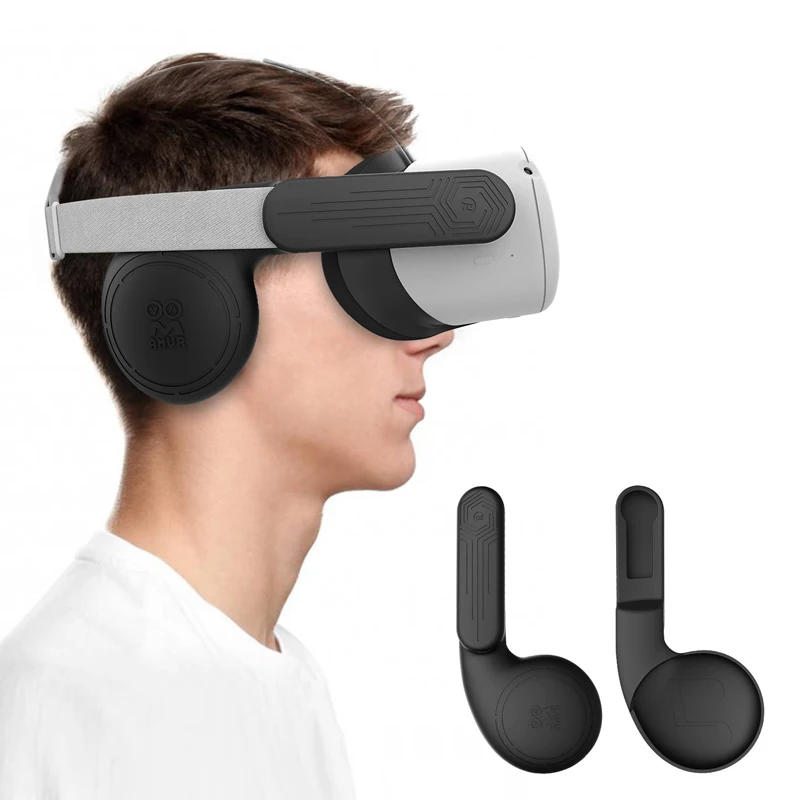 Силиконовые наушники виртуальной реальности для Oculus Quest 2, наушники с шумоподавлением, удлинитель для наушников Quest 2, аксессуары
Силиконовые наушники виртуальной реальности для Oculus Quest 2, наушники с шумоподавлением, удлинитель для наушников Quest 2, аксессуары