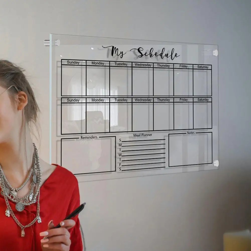 Acrylic Dry Erase Calendar For Wall Hanging Acrylic Wall Calendar White Board Calendar Clear Weekly Planner Board For Home C1T8
Acrylic Dry Erase Calendar For Wall Hanging Acrylic Wall Calendar White Board Calendar Clear Weekly Planner Board For Home C1T8